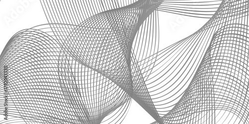 Abstract black and white striped vector wave pattern texture design background illustration