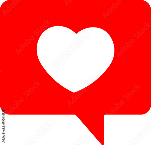 social media like icon