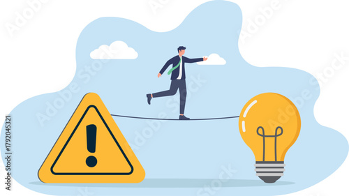 illustration of how numerous ideas and innovations lead to inconsistent business performance

