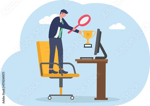 illustration of analyzing strategies to become the best business
