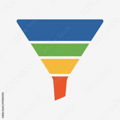 Free Download Colorful Marketing Funnel Diagram - GFXLoad