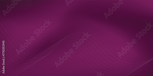 Abstract background using dark pink tones on a black background. The lines and curves are like gentle and flowing waves. vector illustration eps10 concept
