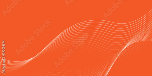 Abstract Background, using brick orange or dark red, gives a warm, stimulating and energetic feeling. vector background technology wave