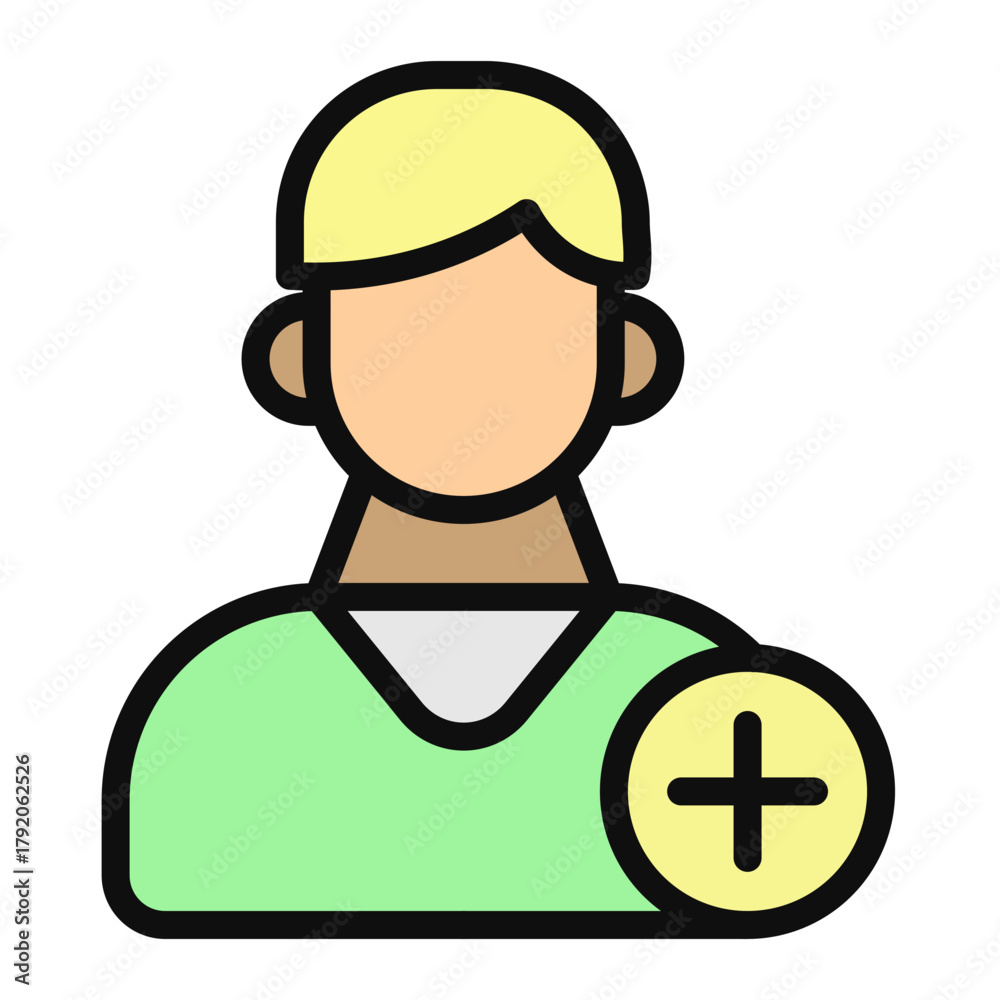 Fototapeta premium Patient Vector Filled Icon Design