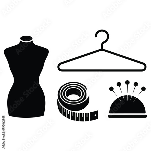 Sewing and Tailoring Tools Silhouette Collection fashion