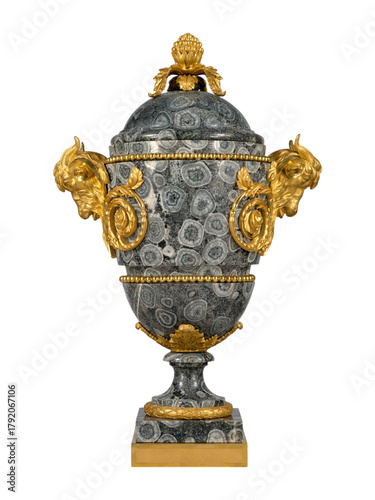 Exquisite Russian Decorative Vases Neoclassical Gilt Bronze 1780 Luxury Objects