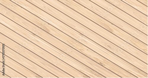 Cut timber panels oblique pattern graphic background vector illustration. Wooden whitewashed texture slanting pattern.