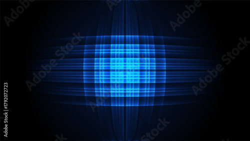 Futuristic Blue Light Abstract Digital Background
