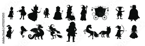 Fairy Tale Characters vector illustration