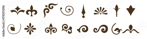 flourish vector icons 
