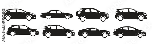 ford car silhouette vector 