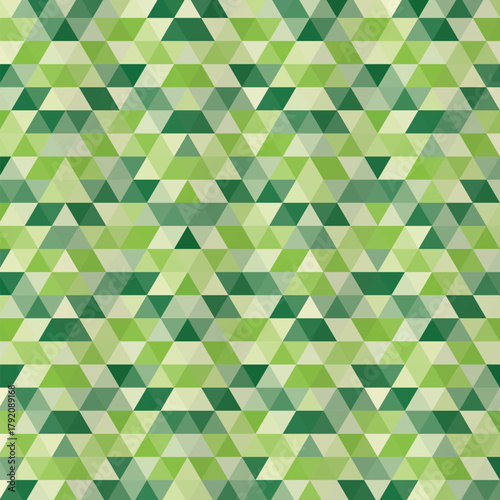 Abstract mosaic geometric green background. eps 10