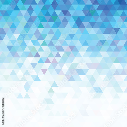 Blue geometric abstract double triangle background template. eps 10