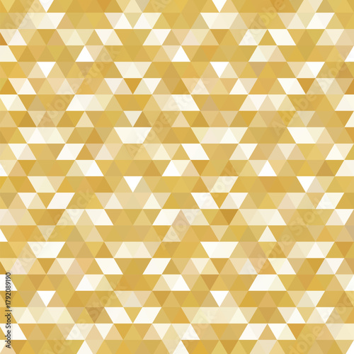 Abstract mosaic geometric gold background. eps 10