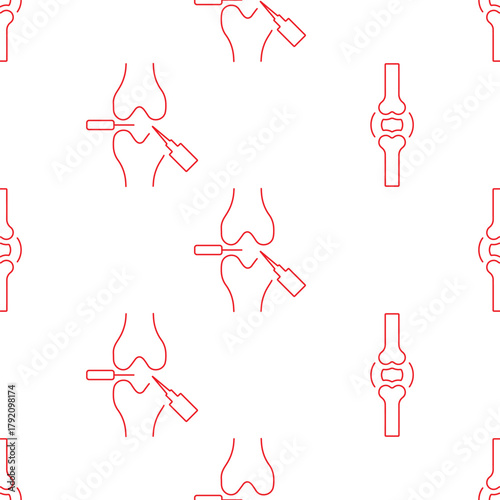 meniscal seamless pattern isolated on transparent background.