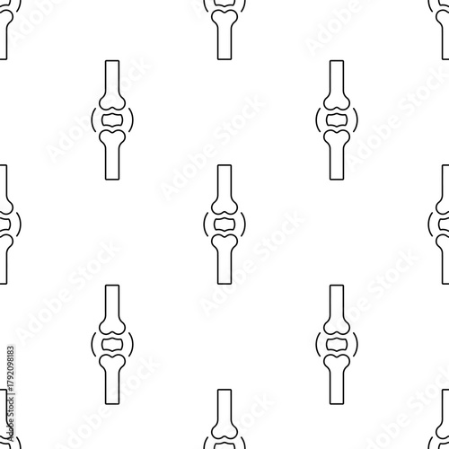 meniscal seamless pattern isolated on transparent background.