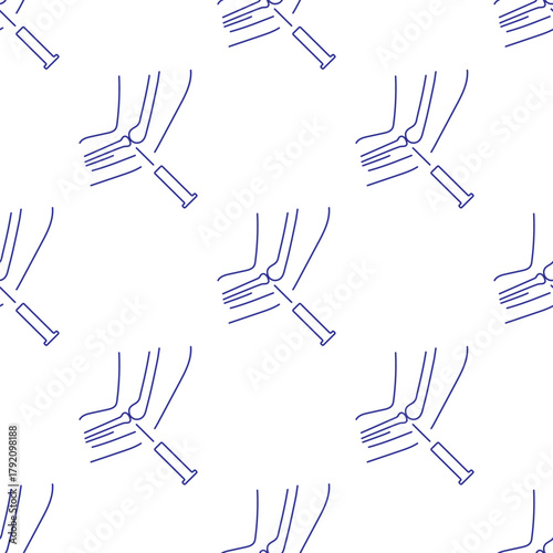 meniscal seamless pattern isolated on transparent background.
