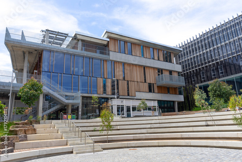 Modern building of Melbourne University in Melbourne, Australia