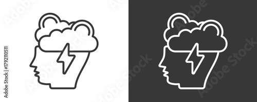 Mindfulness Icon Set Vector Collection Isolated In Black And White
