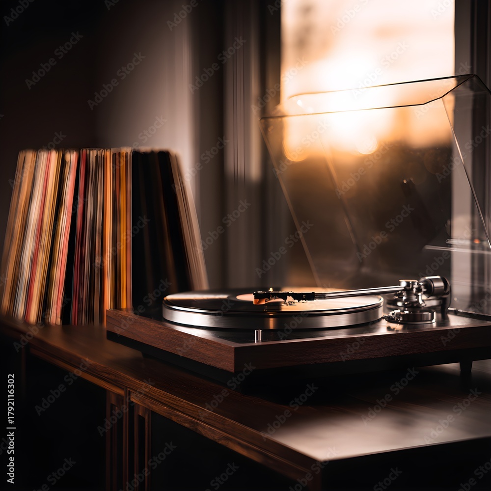 Obraz premium Melodías al Atardecer