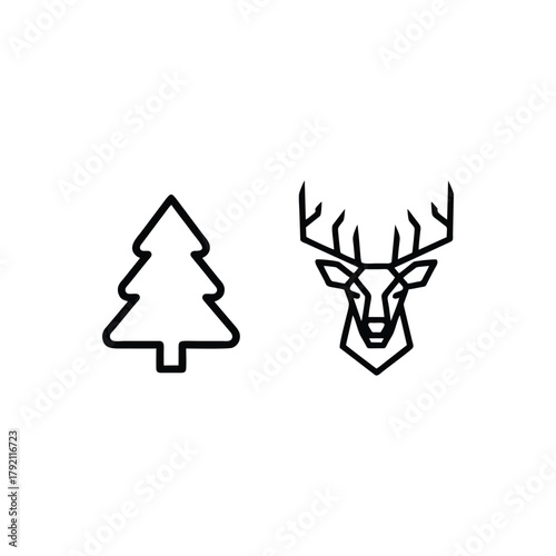 Power, Achievement & Resistance Icon Set: Fist, Diamond, Gear, Rope Pulling, and Scroll Symbols