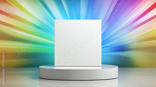 Vibrant Product Display Scene with Soft Gradient Background for E-commerce