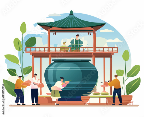 Experience the artistry of a traditional tea ceremony in a serene teahouse setting, offering peaceful reflection and cultural immersion with friends