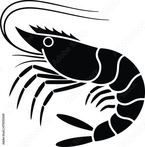 Black and white cartoon fish and black cat vector illustration with tribal tattoo style elements