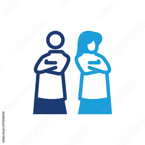 conflict colored icon vector design good for web or mobile app