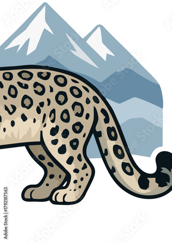 Photography Snow Leopard Clipart