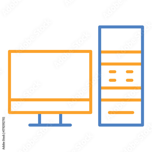 Desktop computer Icon