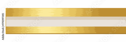 Fondo abstracto de rayas doradas y blancas, diseño de lujo, ilustración vectorial.