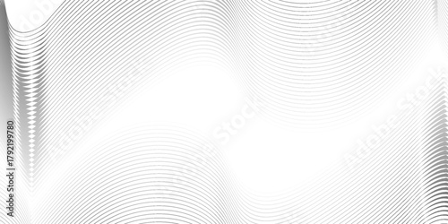 Abstract vector background with black wavy lines. black wavy lines on white background EPS10.