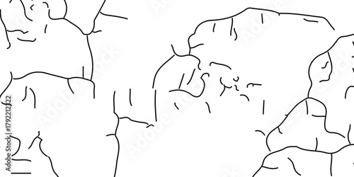 Vector the cracks concrete wall texture white and black. Grungy, grunge effect, grunge texture, dry land crack effect,	Abstract grunge black and white distressed texture background.