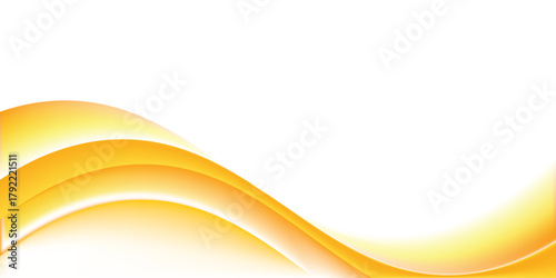 Abstract Yellow orange color wave design element. Abstract smooth color wavy vector. Curve flow orange motion illustration. yellow smoke wave lines. yellow wave,.