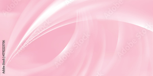 Abstract colorful pink curve background, pink beauty dynamic wallpaper with wave shapes. Template banner background for beauty products, sales, ads, pages, events, web, and others