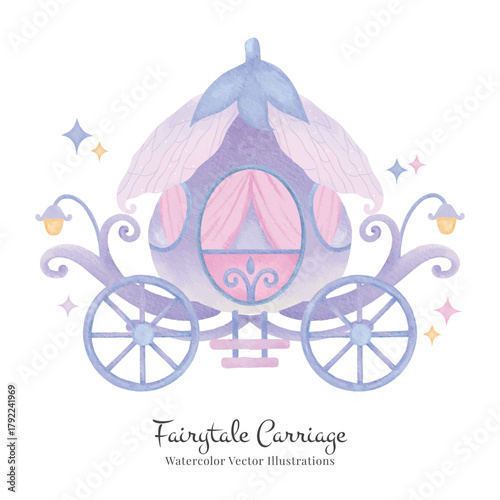 soft magical fairytale carriage