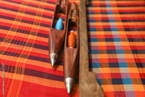 Indian traditional handloom shuttles also known as weaving shuttles