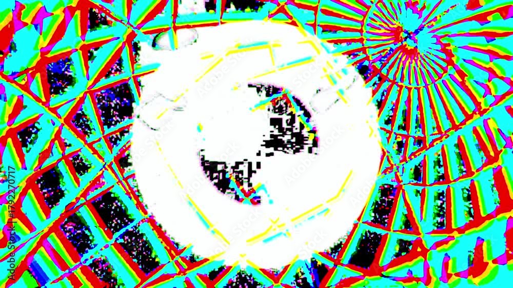 Mad Eye – 4K Abstract Techno Glitch VJ Loop (Seamless)