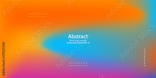 Dynamic multicolor background. Smooth color gradation. Liquid colorful gradient background. Vector illustration for your graphic design, template, banner, poster or website