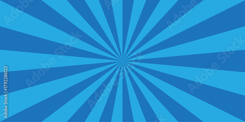 Abstract blue retro with sunburst pattern design. Vintage sunrays. sun beam vector banner design and comic burst gradient concept pattern.	
