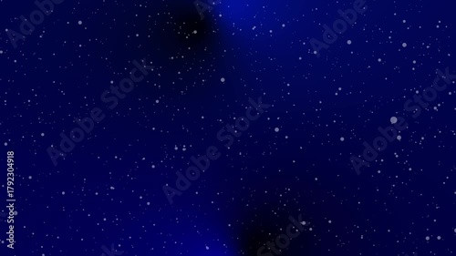 Deep Blue Gradient Background with Scattered White Speckles and Light Flares space