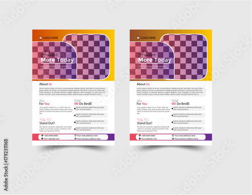 corporate flyer design 
