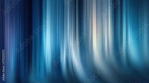 Smooth vertical gradients from rich blue to cyan flow on a white background, creating a feeling of freshness and clarity with polished textures