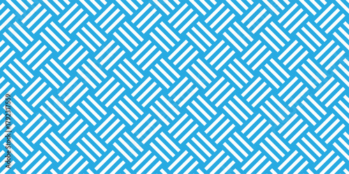 seamless blue pattern texture repeat grid triangle square geometric type cube fabric pattern shapes cover template design.	
