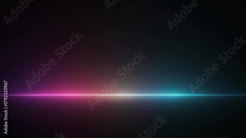 Smooth RGB color lights moving on dark background