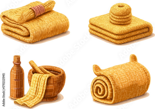Crafty Wellness Roll: Handwoven Blankets & Aromatherapy Spa Gift Set