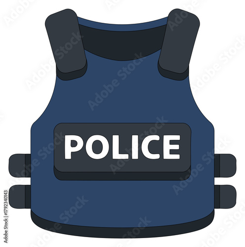 bulletproof vest police icon
