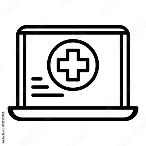 Online Counselling icon vector image. Can be used for Psychology.