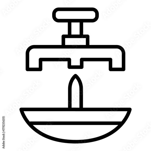 Drinking Fountain icon vector image. Can be used for Trekking.